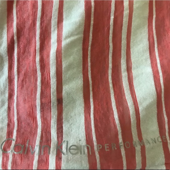 Calvin Klein Striped Performance Short Sleeve Tee - Picture 5 of 5